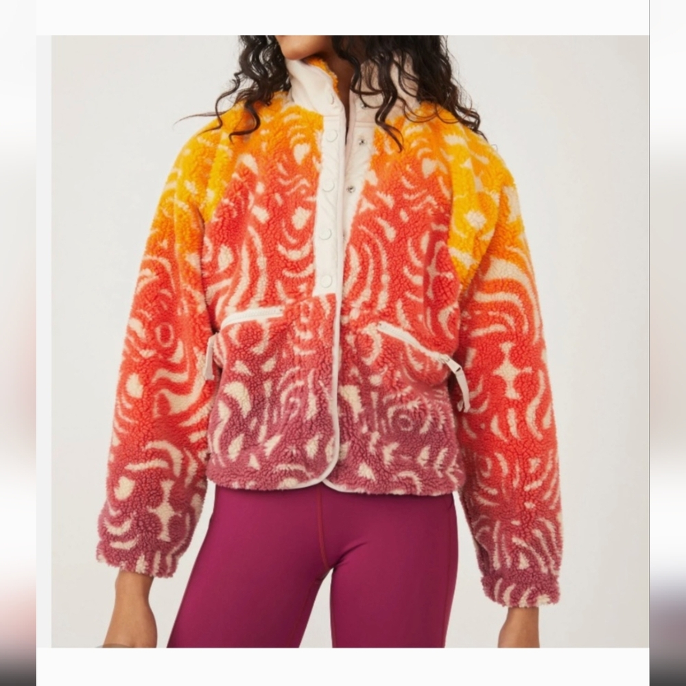 Free People Hit the Slopes Fleece Jacket